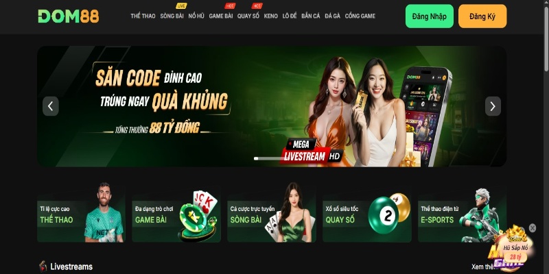 Dom88 - Nhà cái cá cược uy tín hàng đầu châu Á